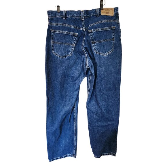 Faded Glory Mens Blue Denim 100% Cotton Relaxed Fit Jeans Size W36 L29 - Picture 2 of 4